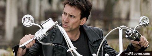 Ghost Rider - Nicolas Cage facebook kapak fotoğrafı