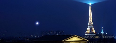 Eyfel Kulesi Gece facebook kapak fotoğrafı