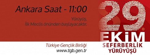 TGB - 29 Ekim Seferberlik Yürüyüşü facebook kapak fotoğrafı