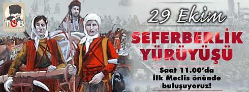 TGB - 29 Ekim Seferberlik Yürüyüşü facebook kapak fotoğrafı