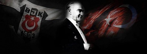 Beşiktaş ve Atatürk facebook kapak fotoğrafı