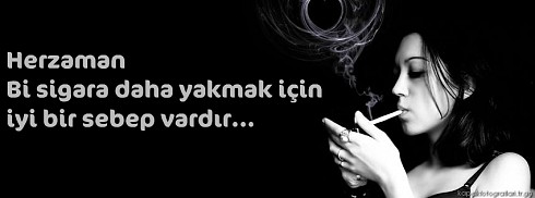Sigara facebook kapak fotoğrafı