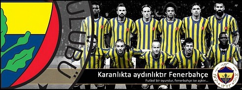Fenerbahçe - Karanlıkta Aydnılıktır Fenerbahçe facebook kapak fotoğrafı