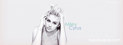 Miley Cyrus facebook kapak fotoğrafı
