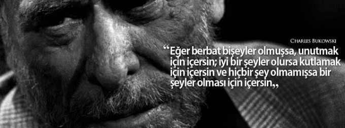 Charles Bukowski - İçersin facebook kapak fotoğrafı