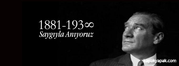 Saygıyla Anıyoruz - 10 Kasım Atatürk'ü Anma facebook kapak fotoğrafı